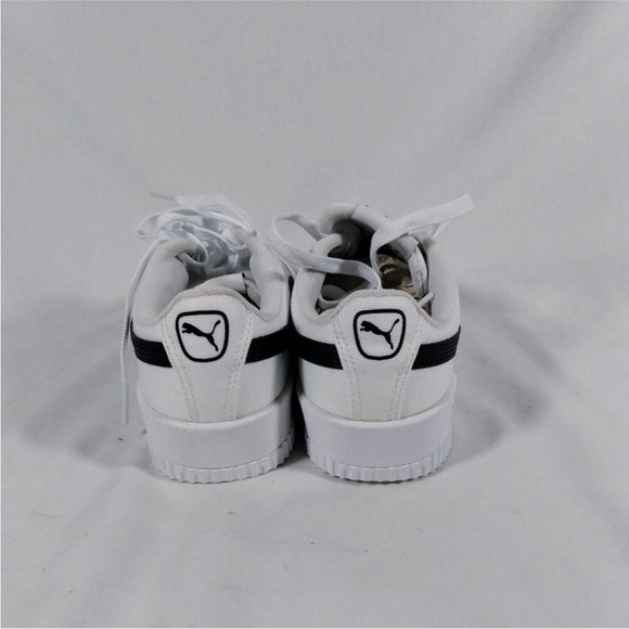 Puma Carina CV Soft Foam Sneakers - White & Black - Women's - Picture 3 of 5